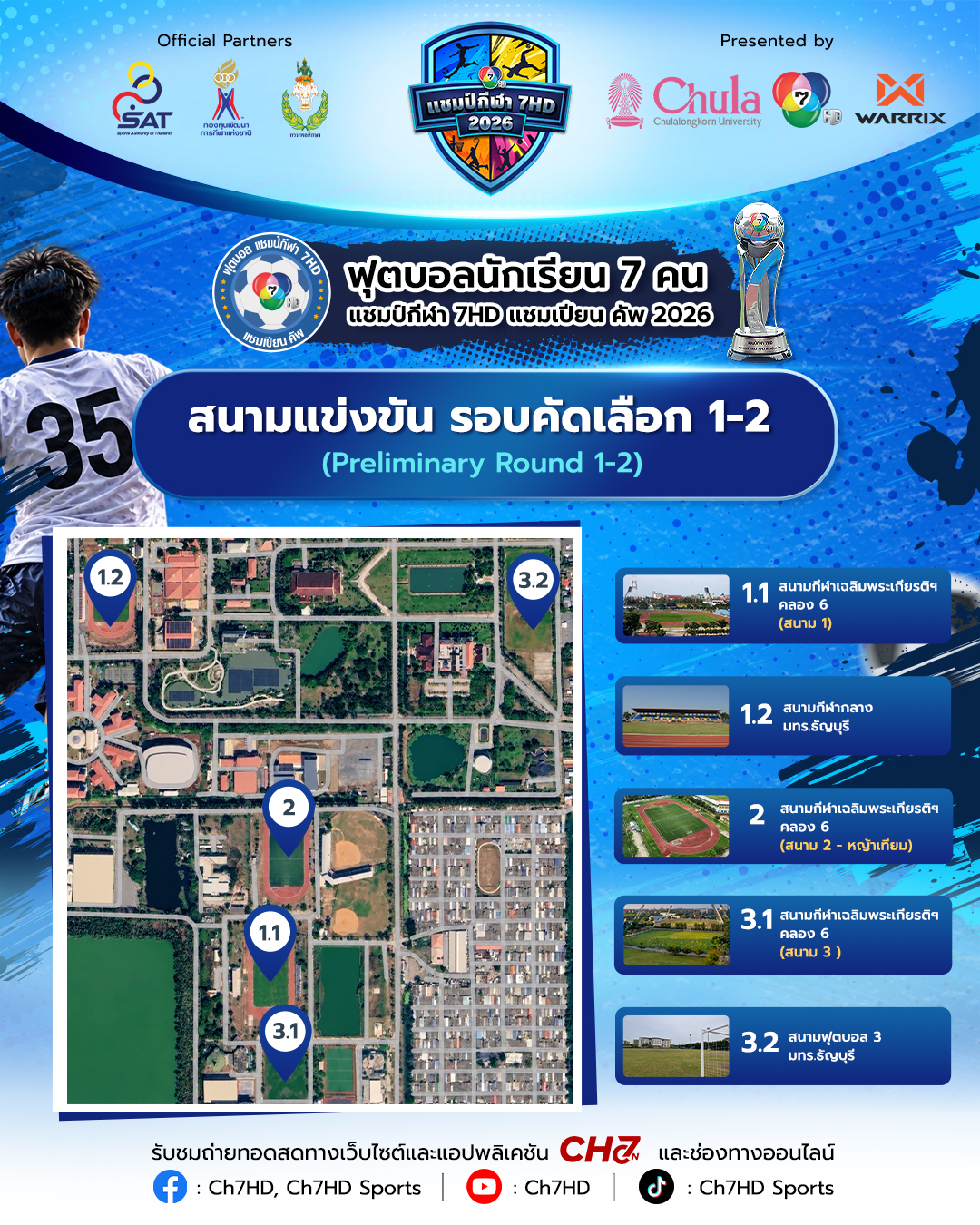 สนามแข่งขันรอบคัดเลือก